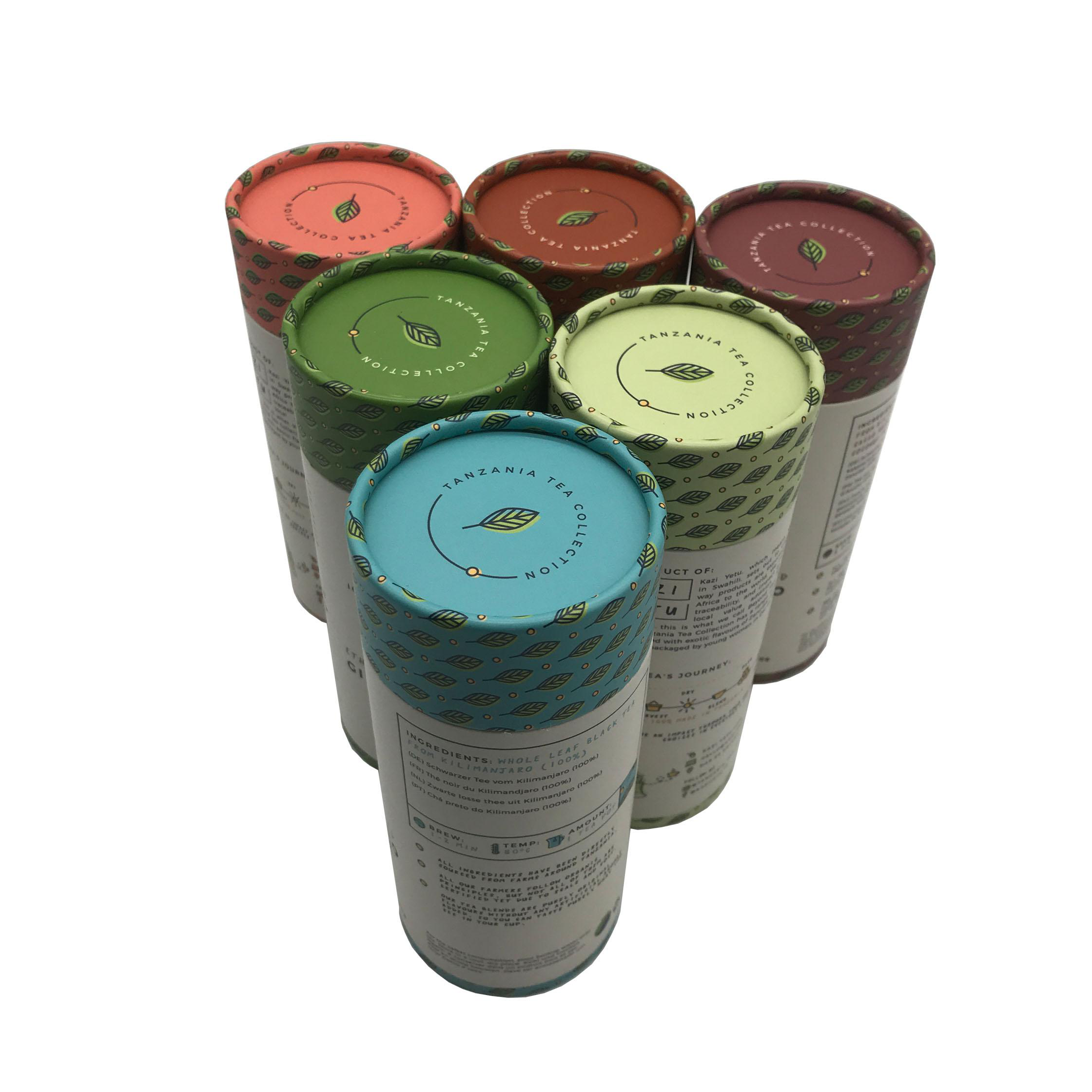 emballage en tube de papier pour aliments