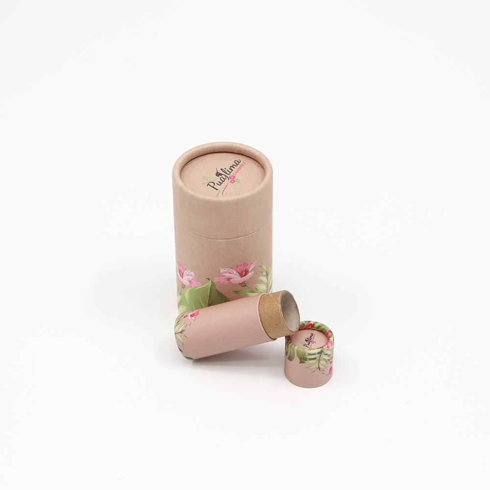 tubo de papel cosmético