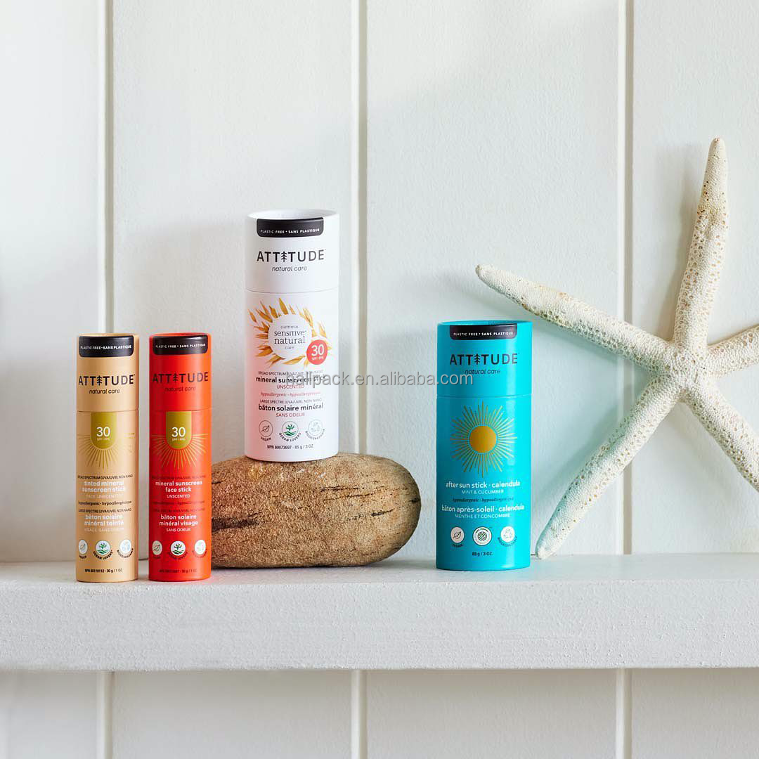 fabricante de tubo de papel lipbalm
