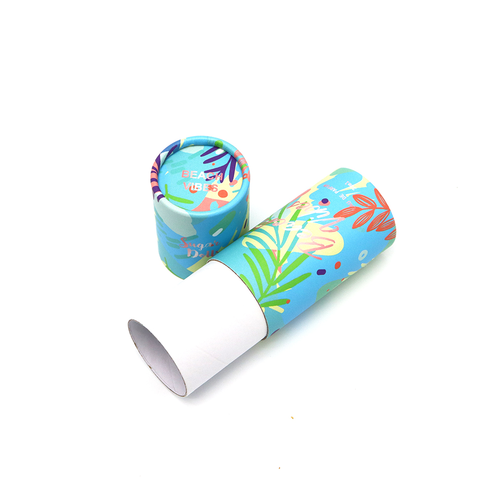 tubos de papel cosmético
