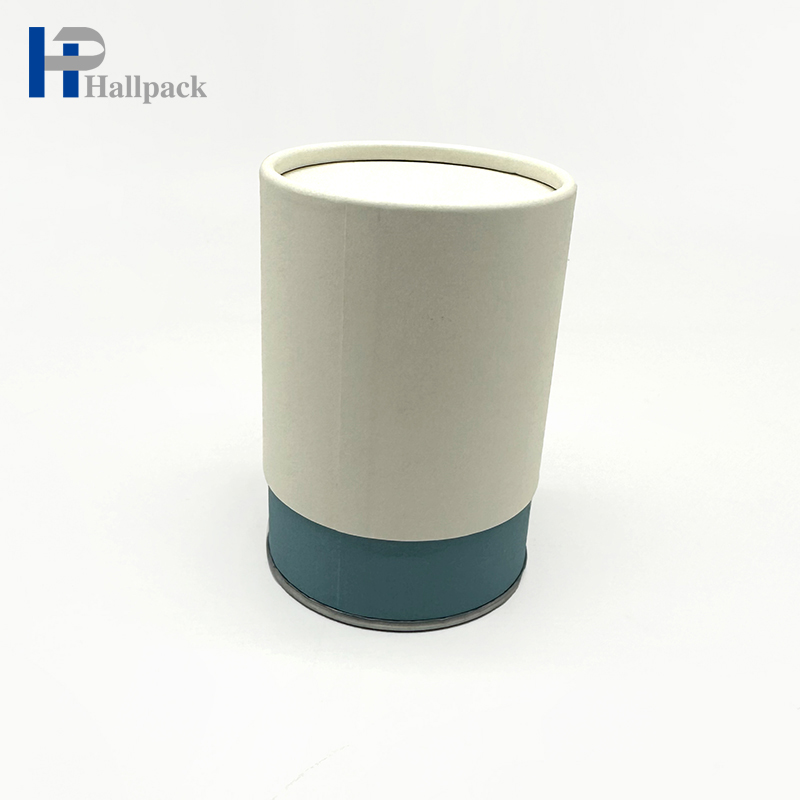 Бумажные тубы для упаковки чая из переработанных материалов