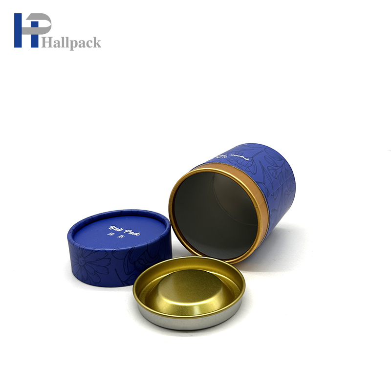 Envases de tubos de papel para alimentos.