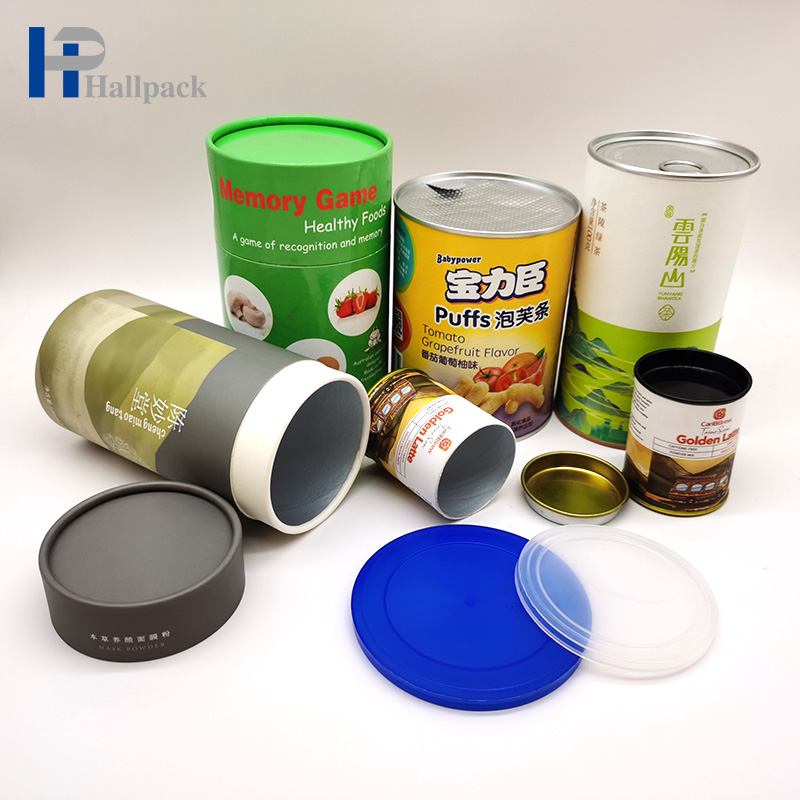 Emballage en papier tube rond