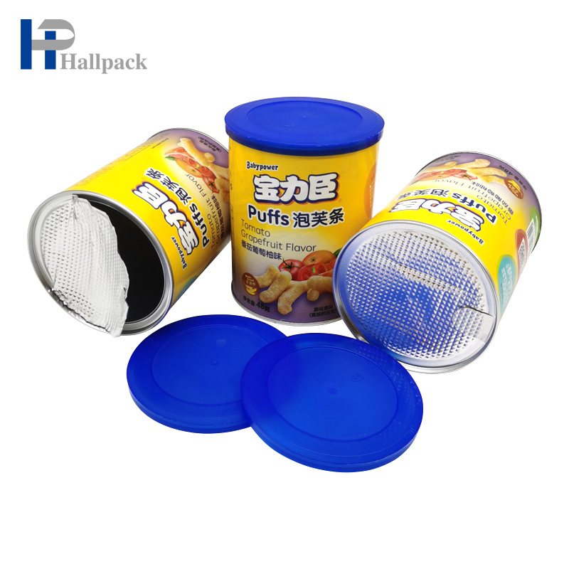 Emballage en petit tube de papier