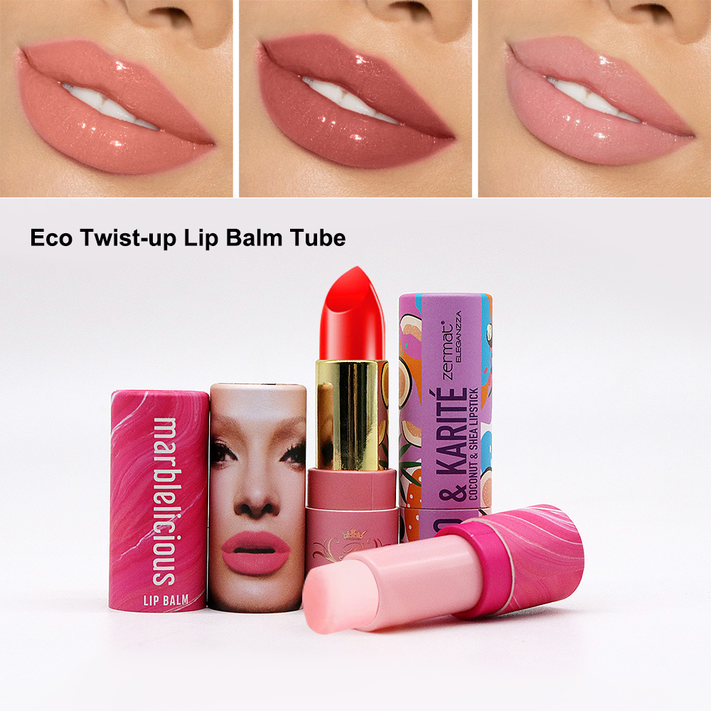 tubos de bálsamo labial vacíos