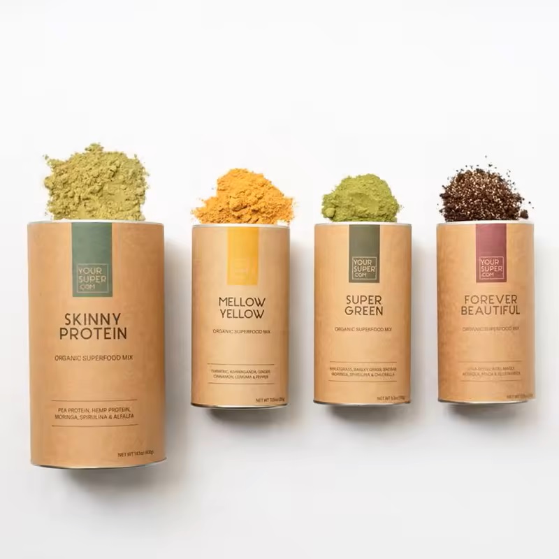 tubo de papel para embalar alimentos