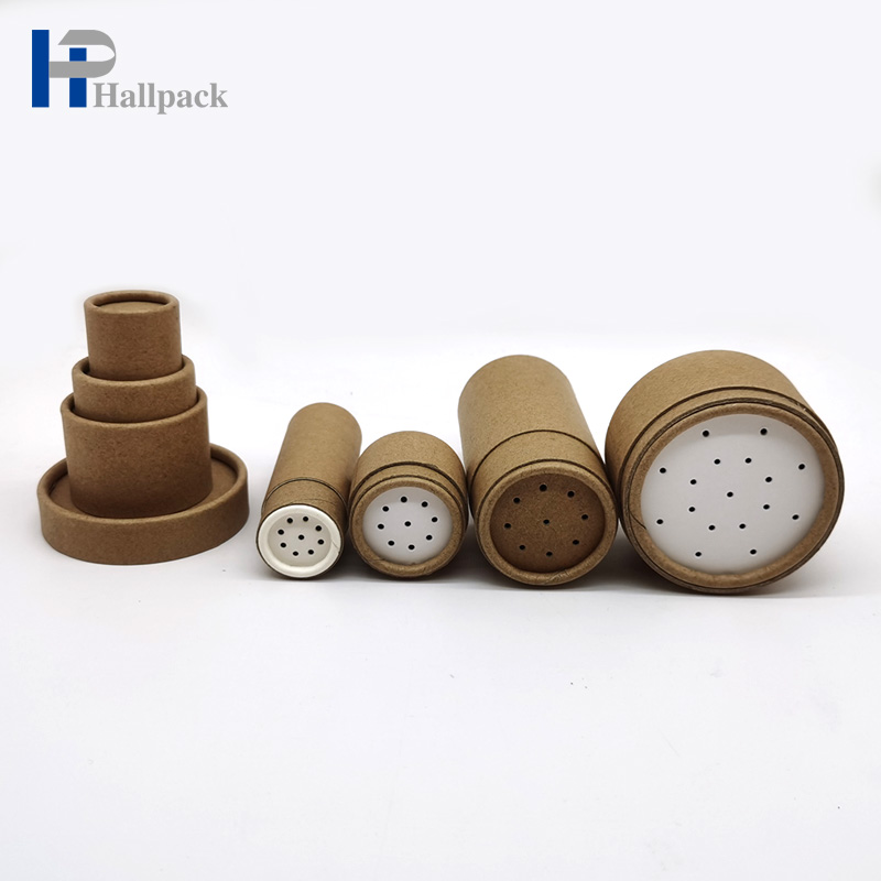 emballage en tube de papier pour aliments
