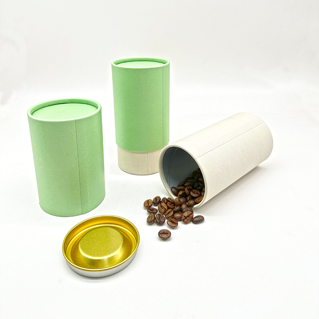 Tubes de papier d'emballage de thé personnalisés recyclés
