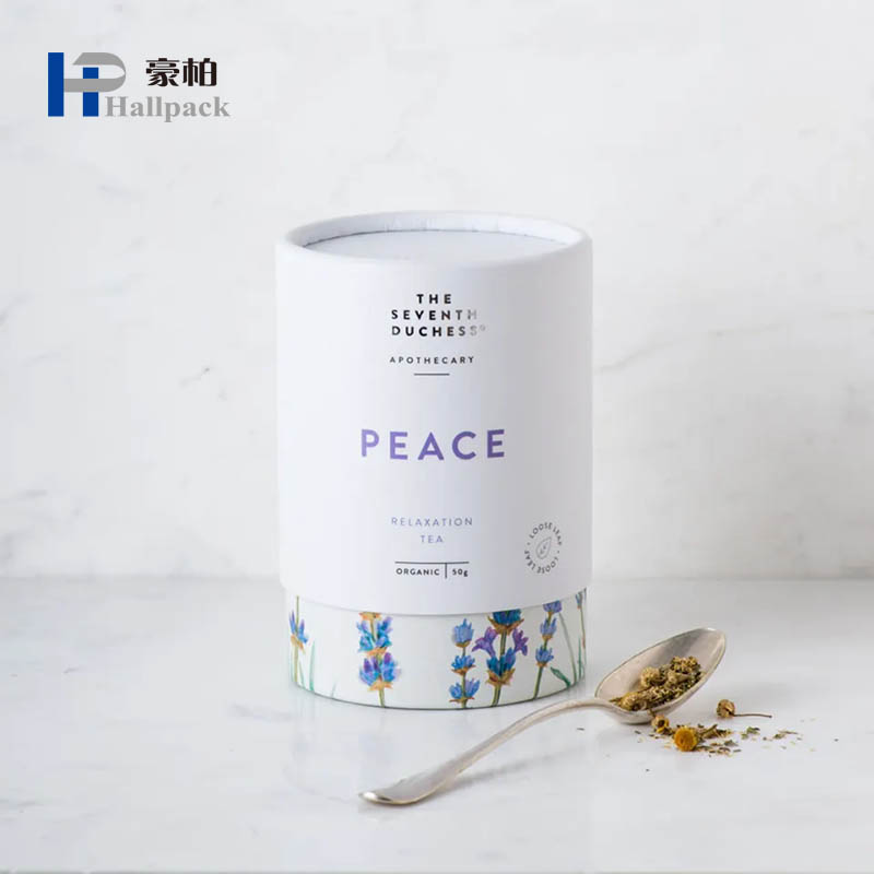 récipient en tube de papier cosmétique