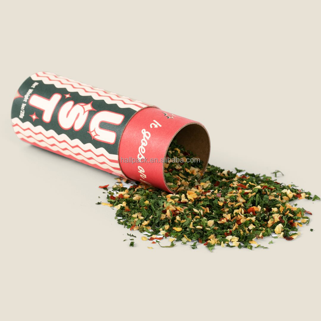 упаковка бумажных туб для пищевых продуктов