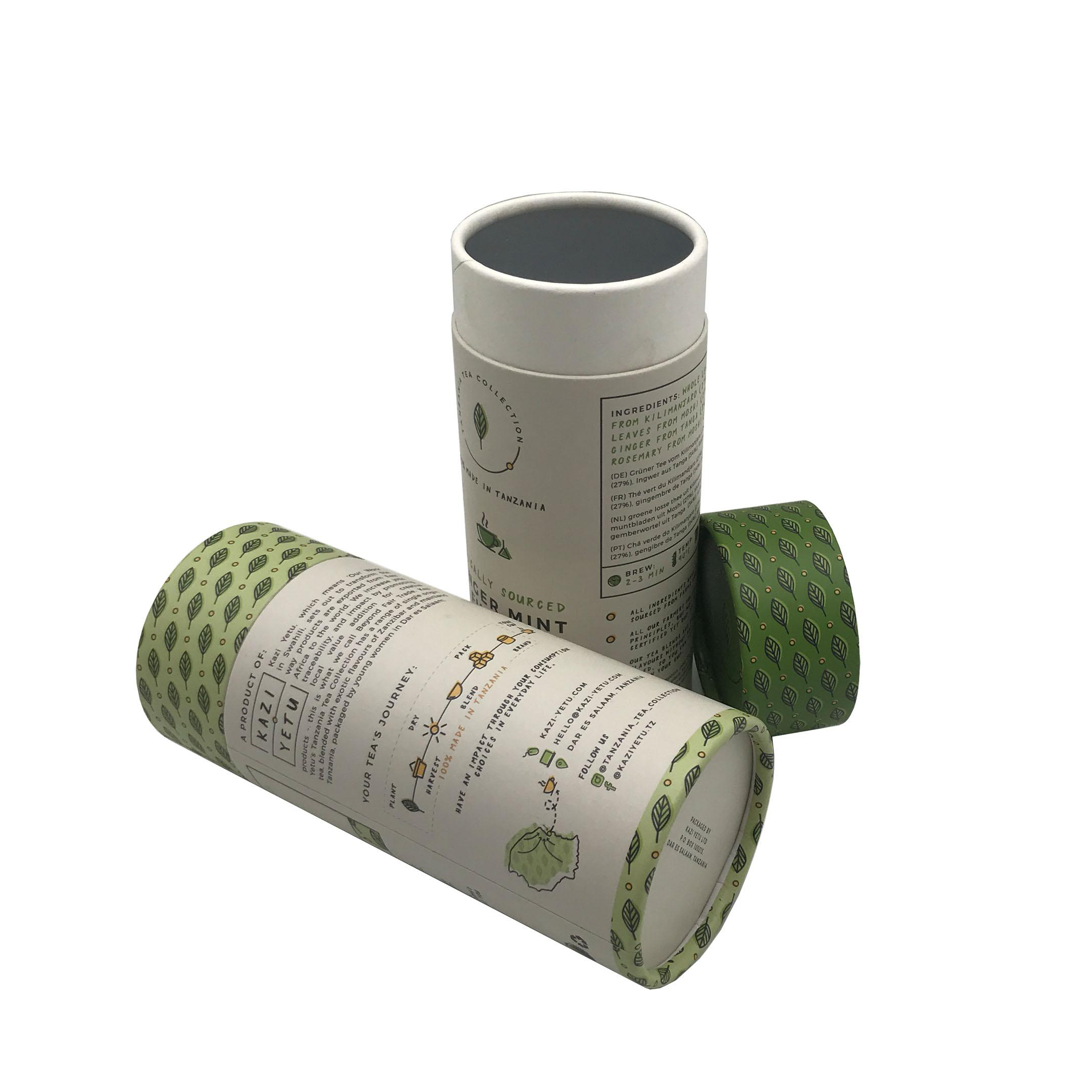 tube de papier de qualité alimentaire