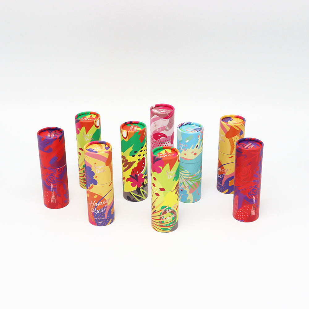 emballage cosmétique en tube de papier