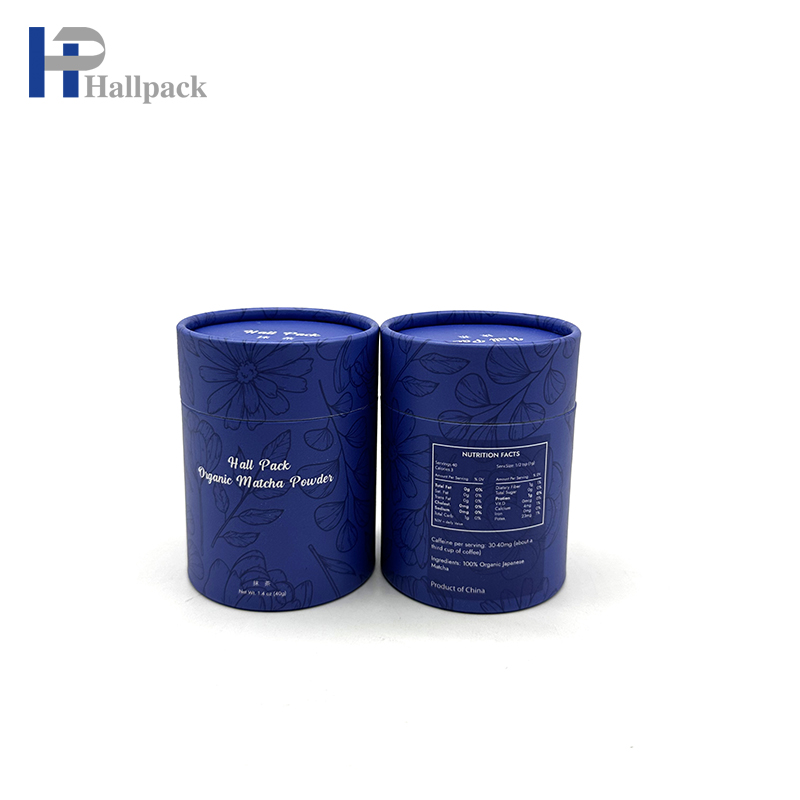 Tubo de papel de embalaje Matcha