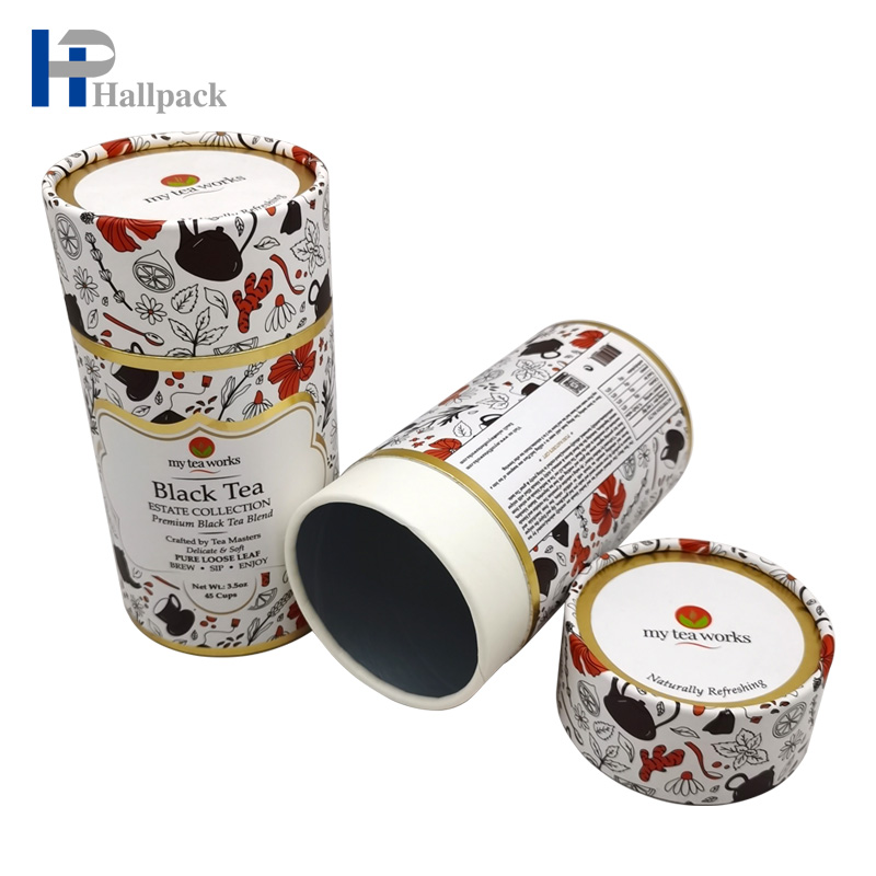 emballage en tube de papier de qualité alimentaire