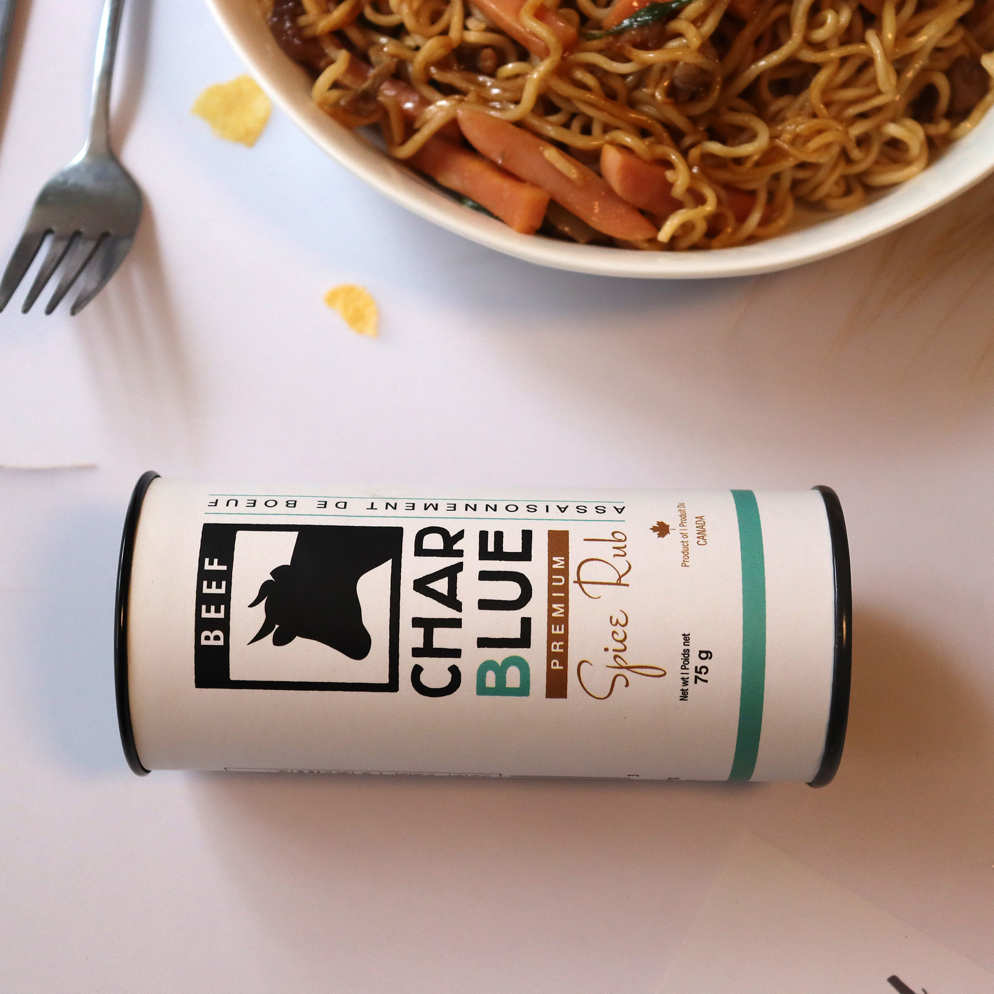 petit tube de papier alimentaire