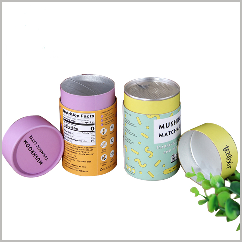 emballage en tube de papier pour aliments
