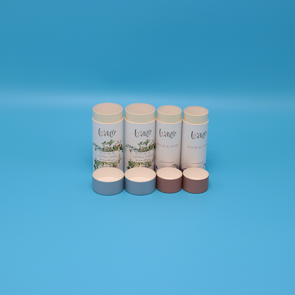 Envases de alimentos con tubos de papel.