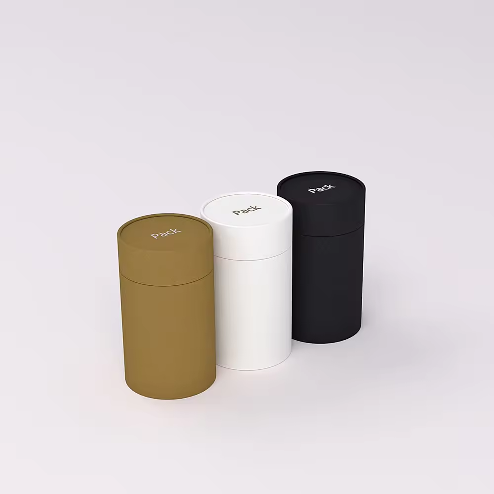 caja de tubo de papel para alimentos