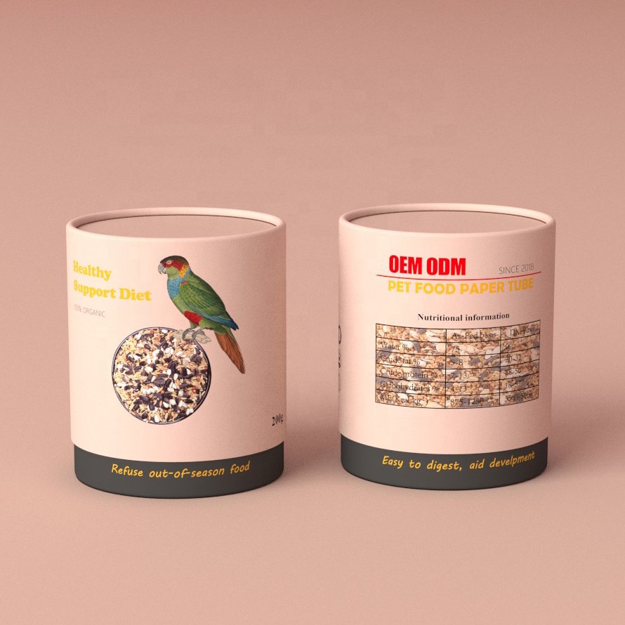 تغليف أنبوب الورق برقائق الغذاء