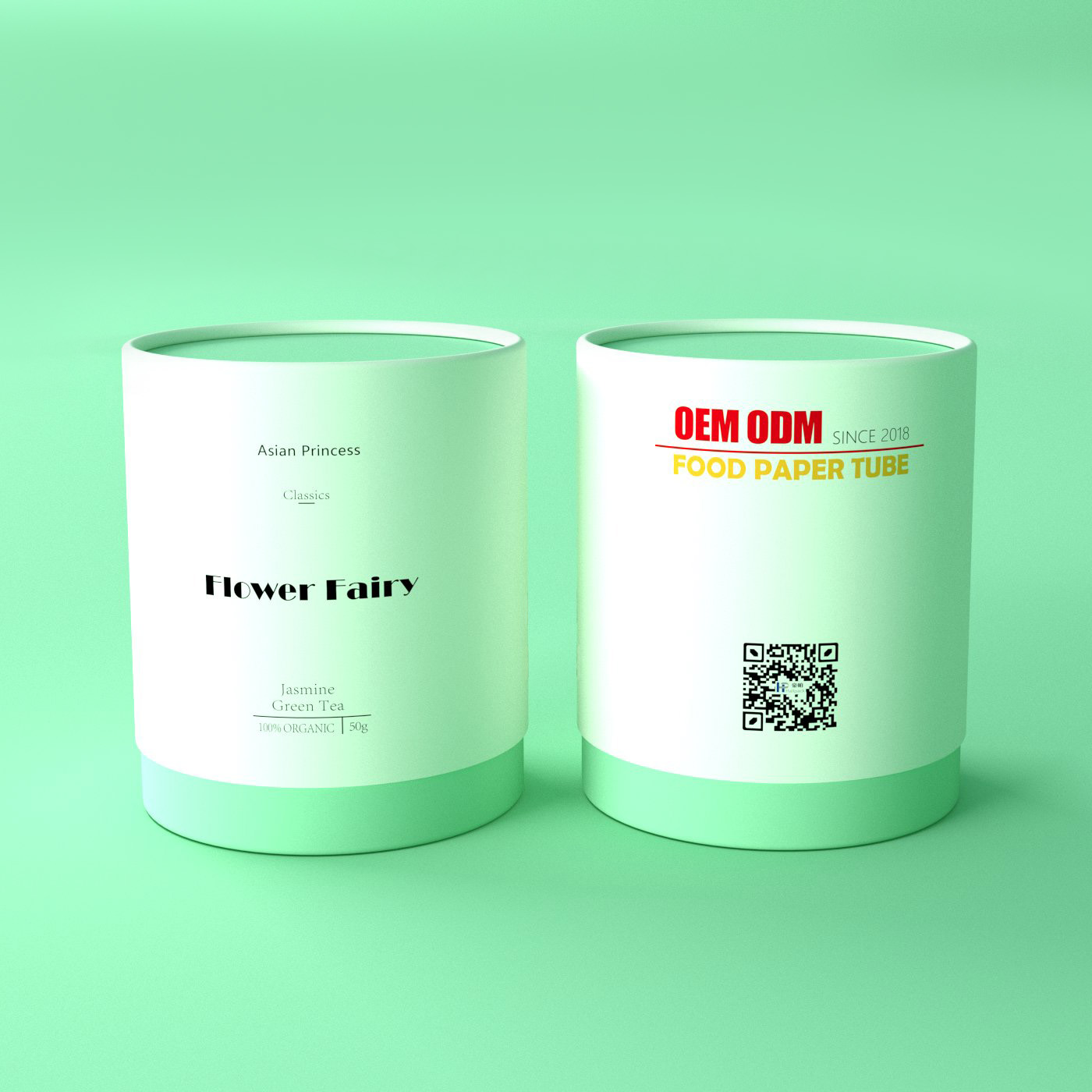 emballage en tube de papier de qualité alimentaire