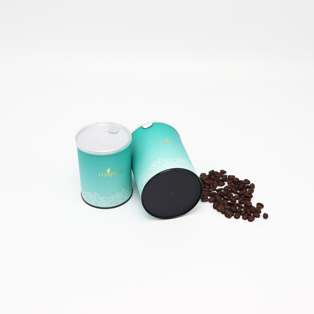 embalagem de tubo de papel com folha de qualidade alimentar