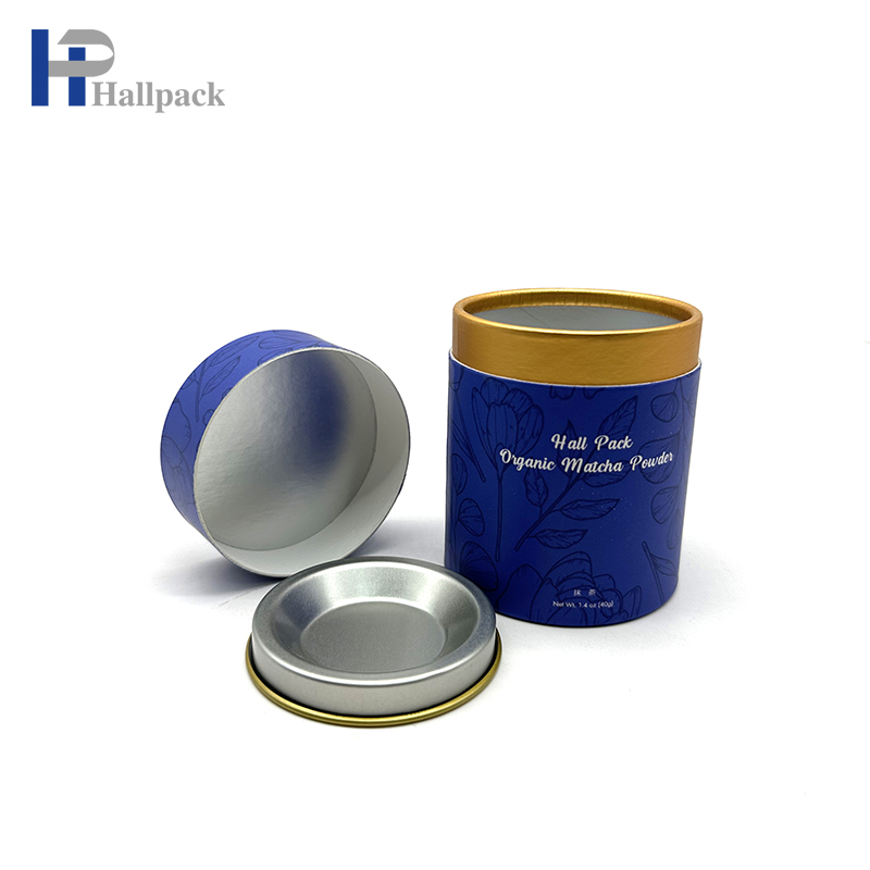 Envases de alimentos con tubos de papel.