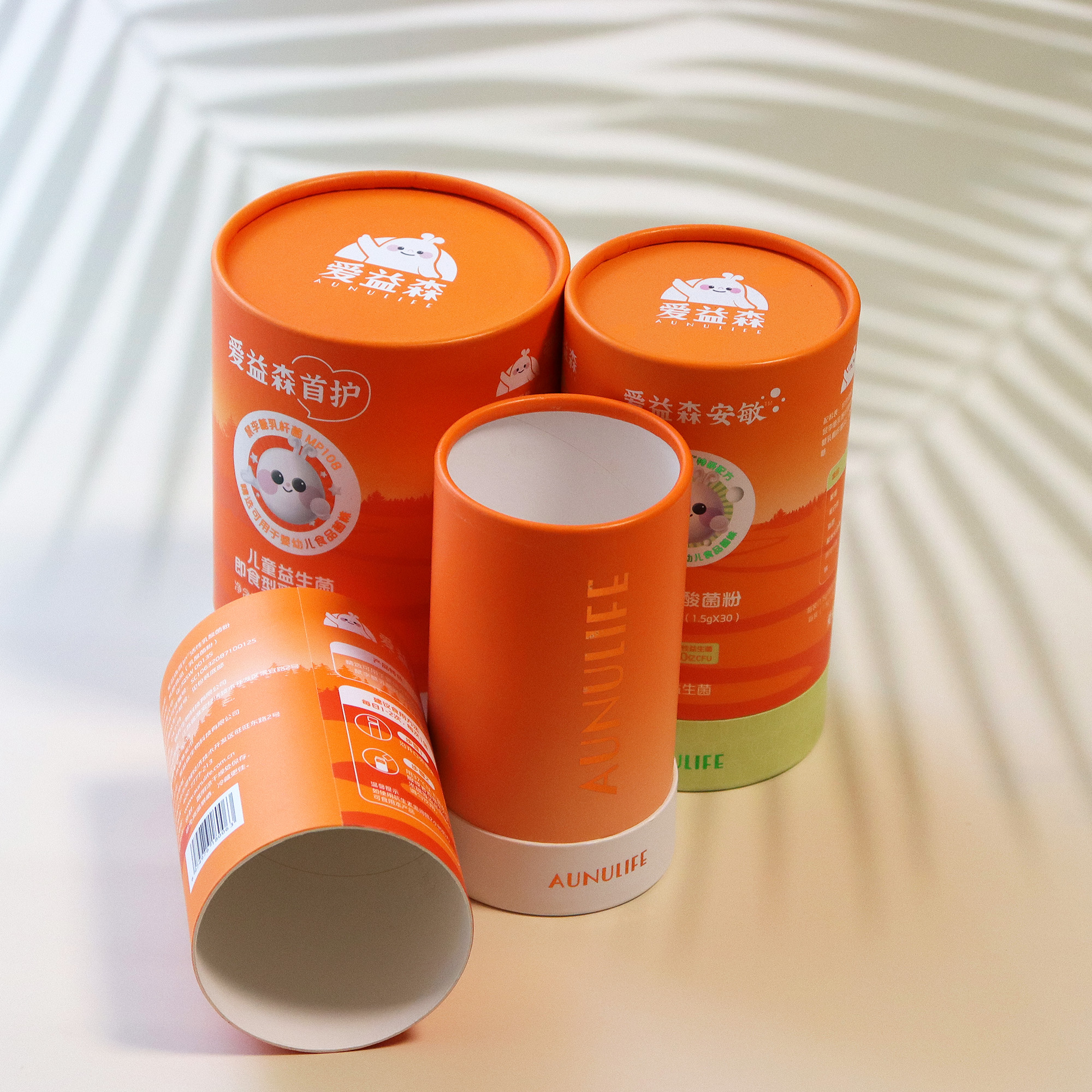 embalaje de tubos de papel de calidad alimentaria