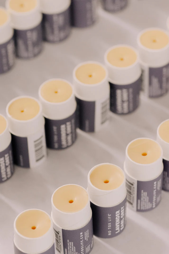 Étiquettes de tubes de baume à lèvres