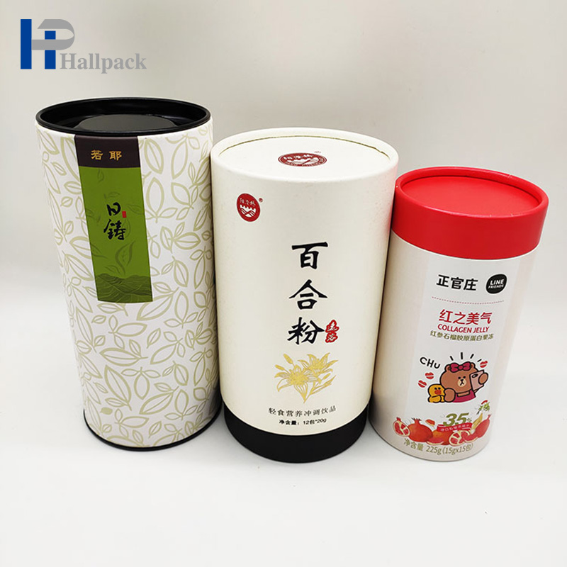 emballage en tube de papier pour aliments