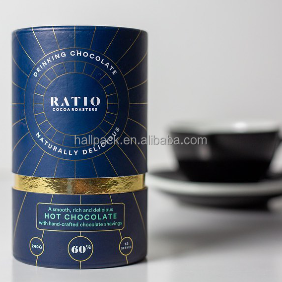 embalaje de tubos de papel de calidad alimentaria