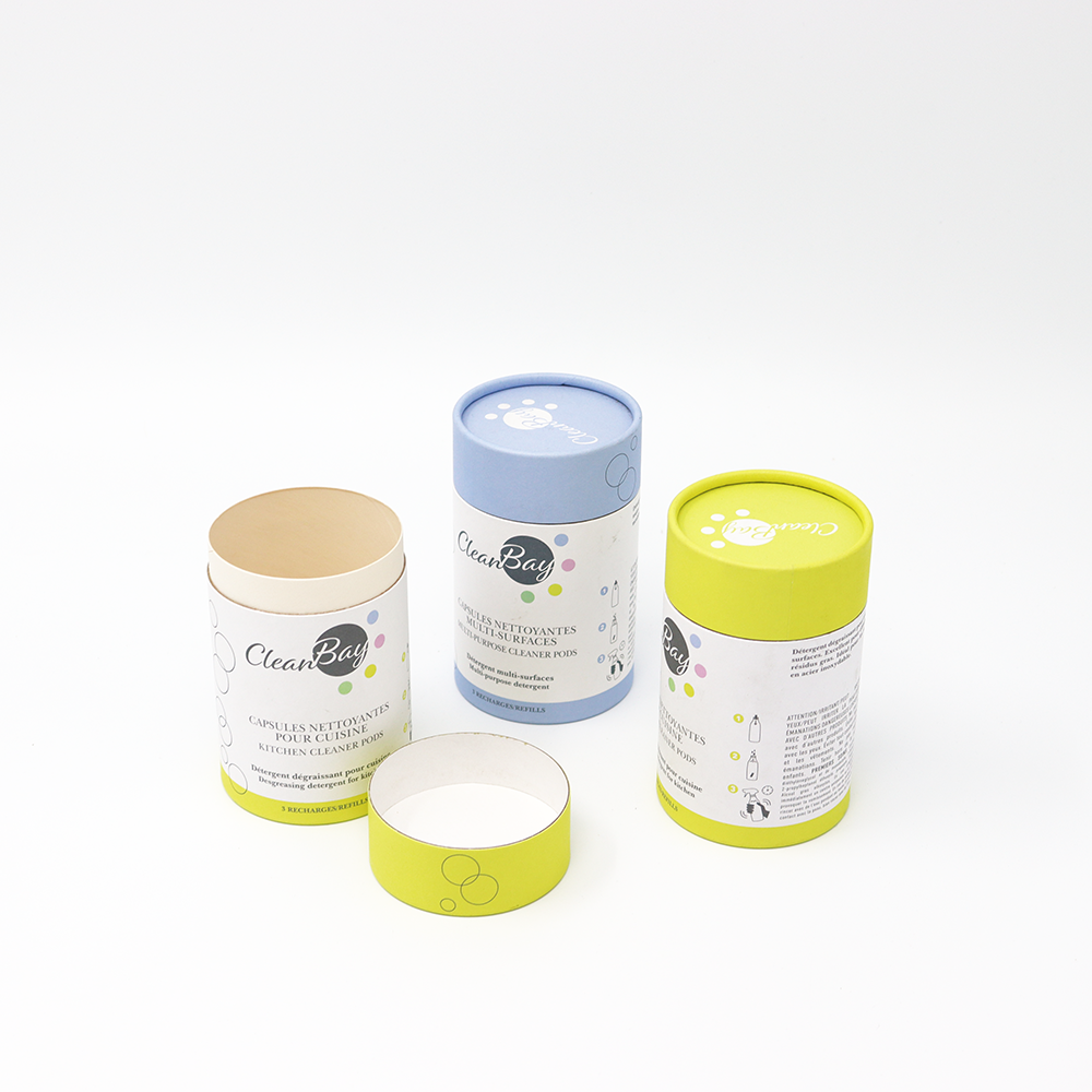 embalagem de alimentos em tubo de papel no Reino Unido