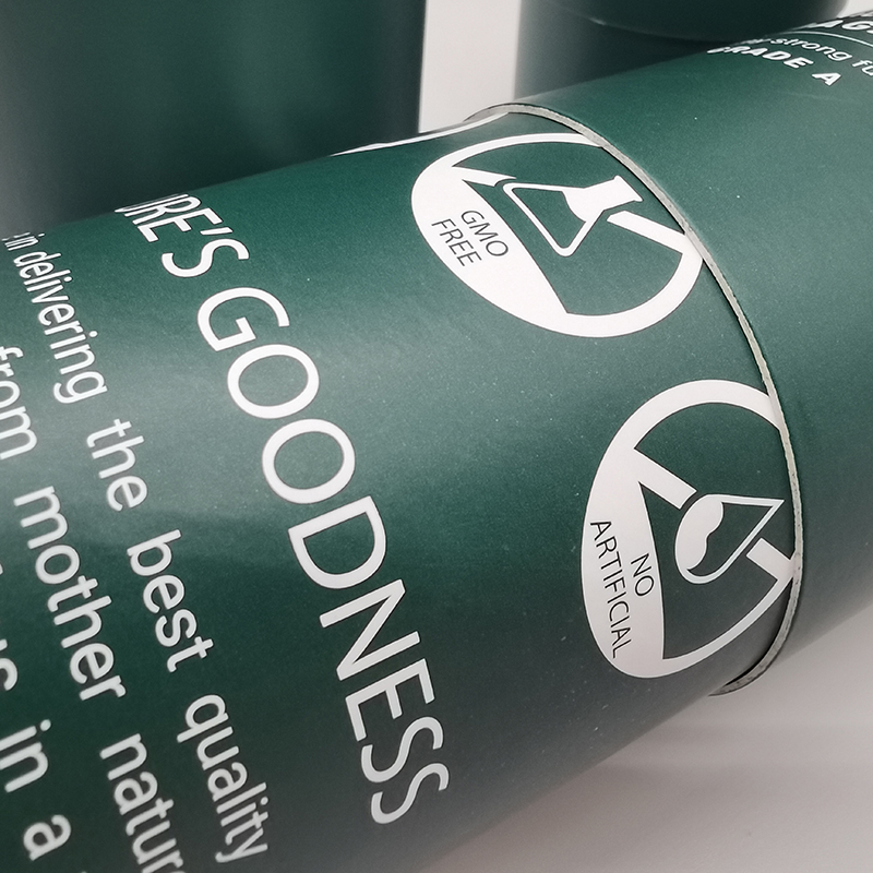 récipient en tube de papier cosmétique