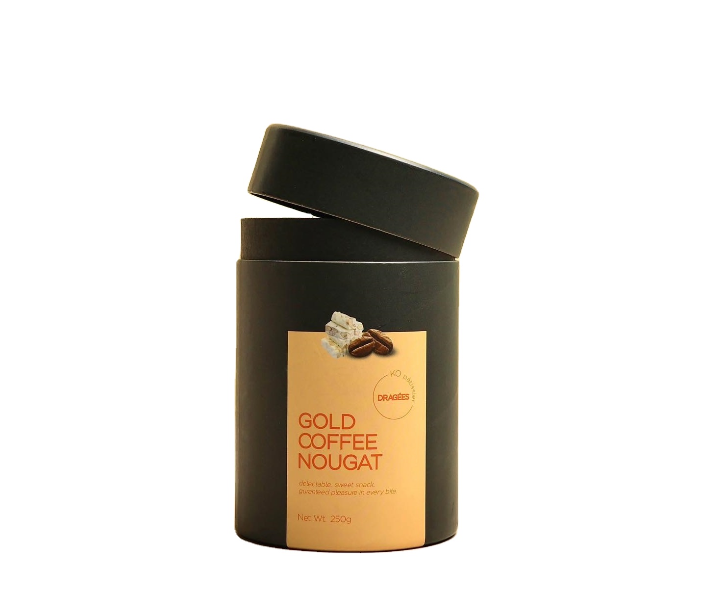 emballage en tube de papier pour aliments