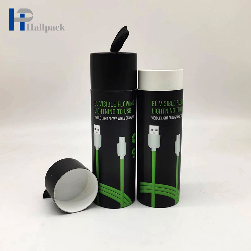 Tube de papier d'emballage de ligne de données