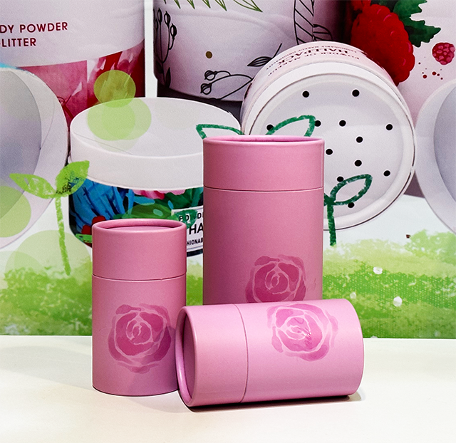 tubo de papel cbd envasado de alimentos