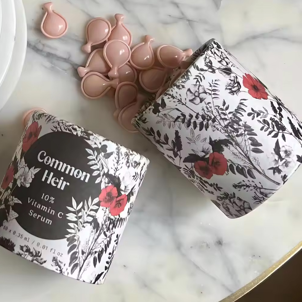 contenedor de tubo de papel cosmético