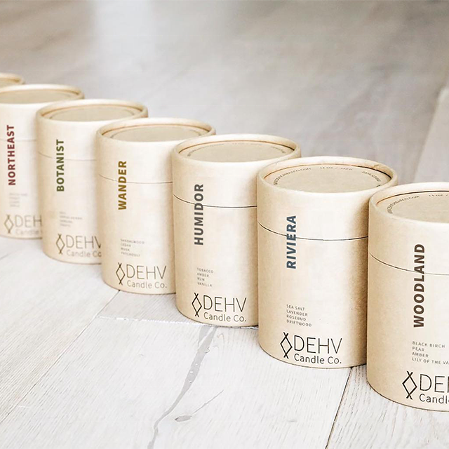 caja de tubo de papel para alimentos