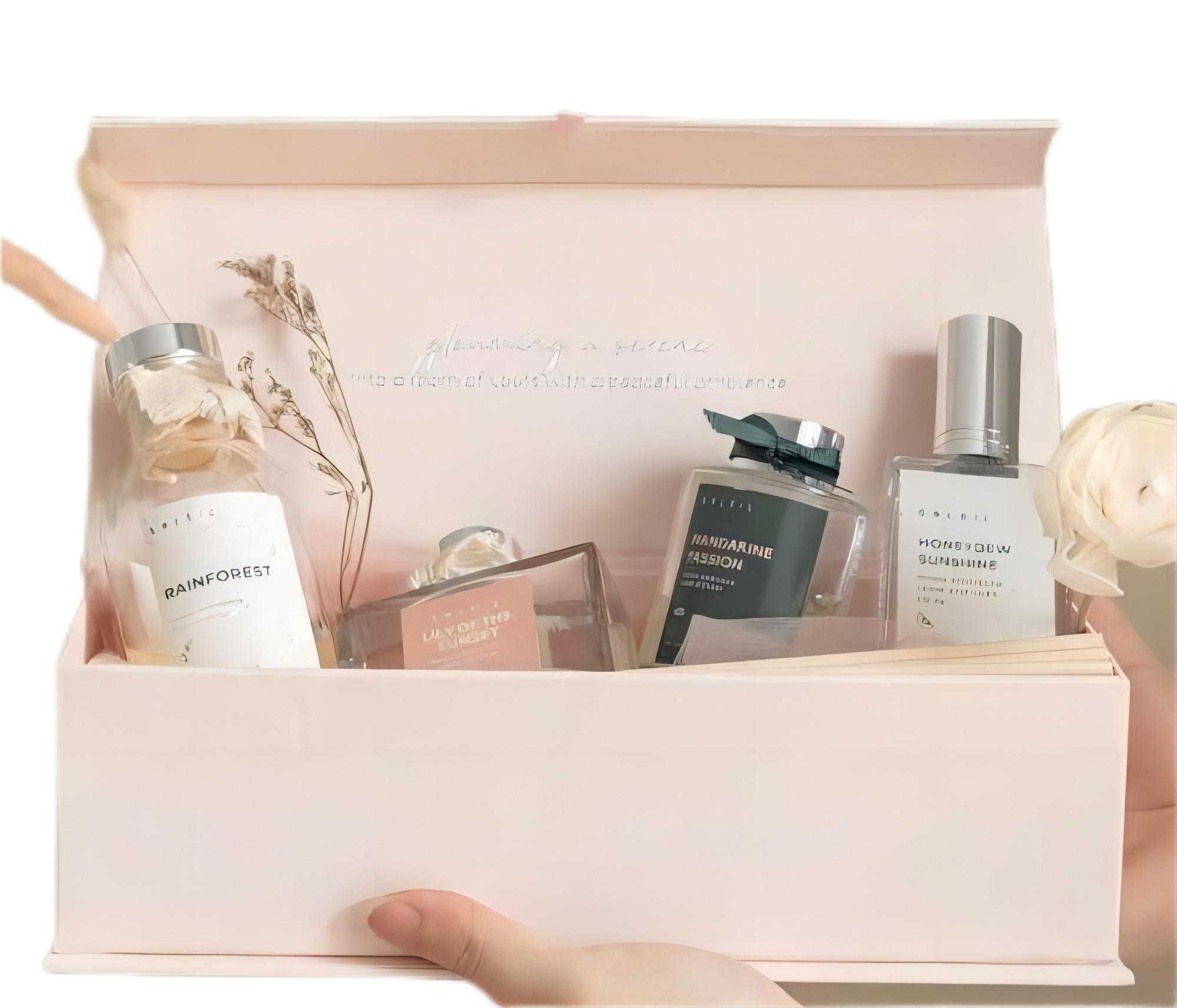 Caja de papel cuadrada